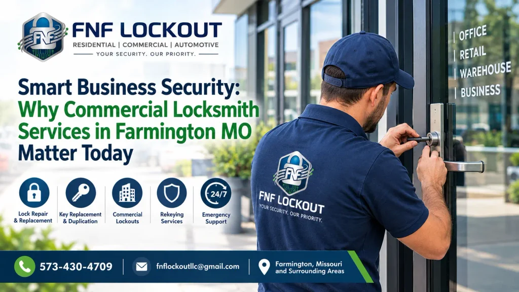 commercial locksmith services Farmington MO